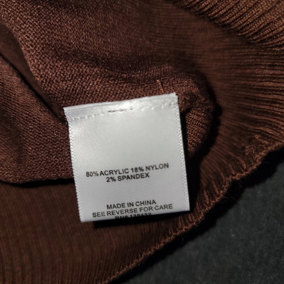 ModCloth Button Up Cardigan - XL - Brown - Picture 3 of 4